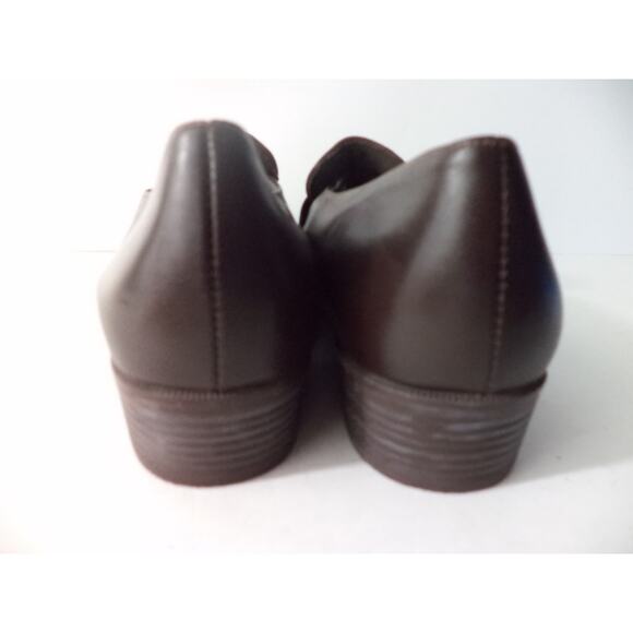 MUNRO SPORT US Womens 7.5M Brown Smooth & Suede Loafer Shoe USA - Picture 5 of 8